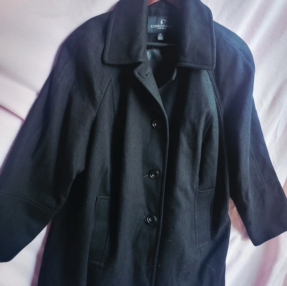 London Fog | Black Coat - Picture 2 of 8